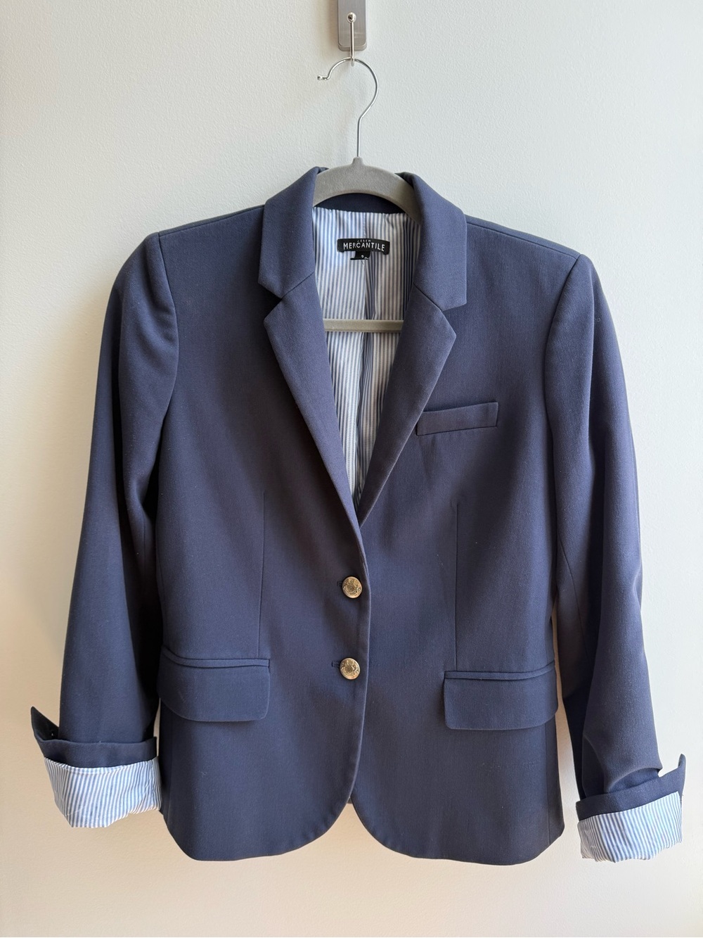 J Crew Navy Women's Blazer Jacket